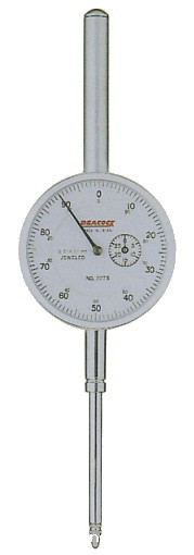 日本PEACOCK孔雀长行程千分表307S/507