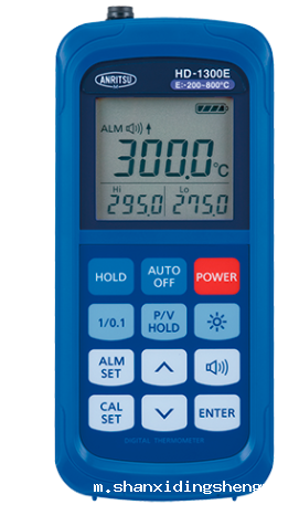 日本ANRITSU安立温度计手持式温度测量仪HD-1300E / 1300K
