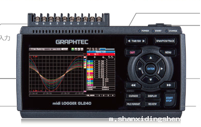 日本Graphtec图技GL240数据记录仪全通道