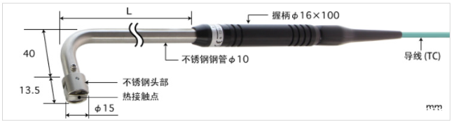 日本安立ANRITSU静止表面用温度传感器 A系列A-243E-01-1-TC1-ASP