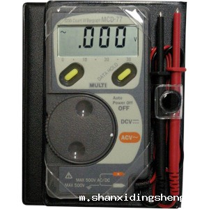 日本multi进口MCD-77袖珍万用表测量仪器