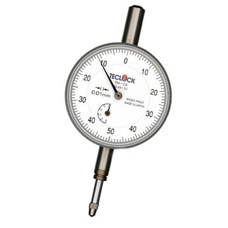 日本TECLOCK得乐千分表TM-36高精密测量针盘式千分表指针式量表