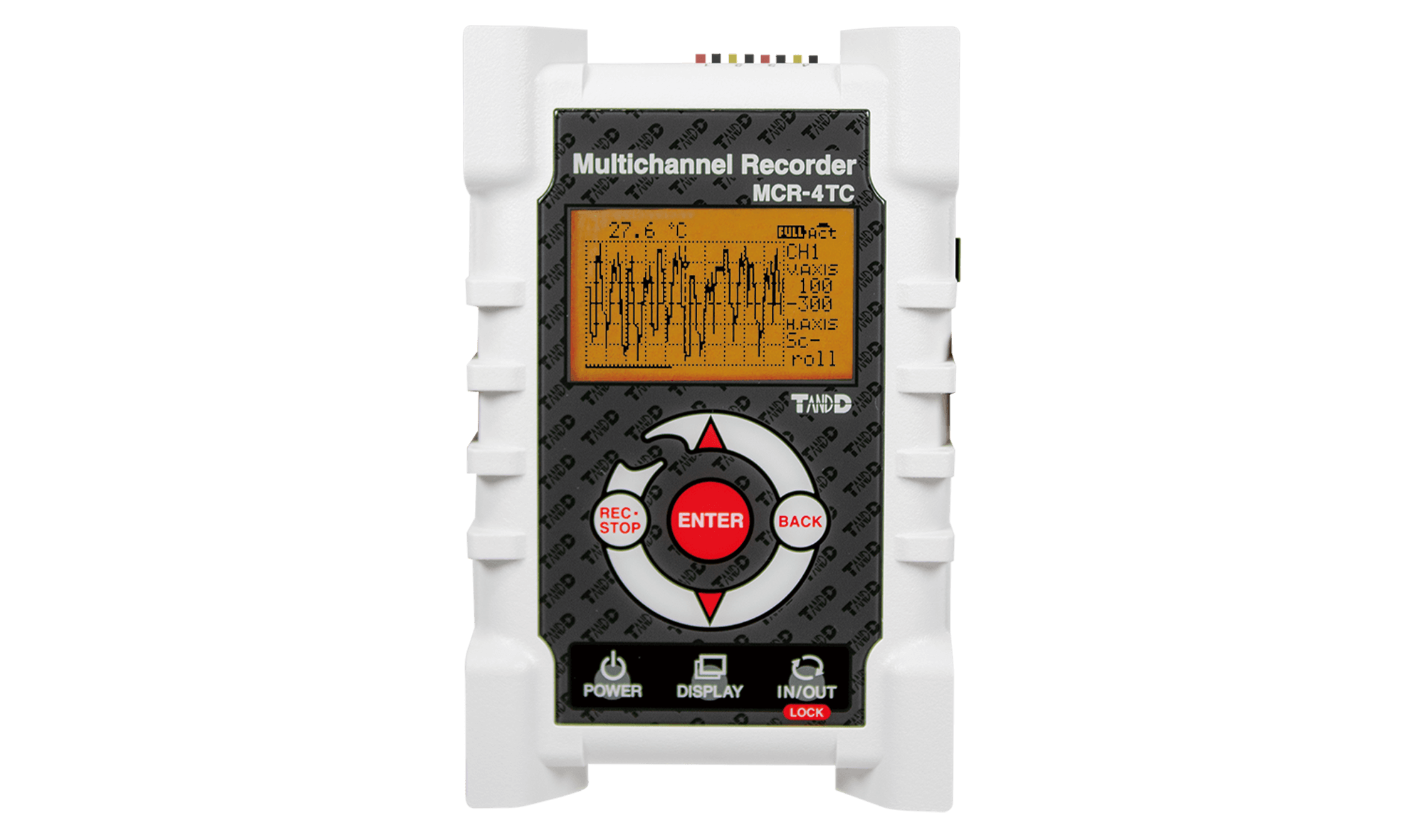 日本进口TANND温湿度计4 通道温度记录仪MCR-4TC