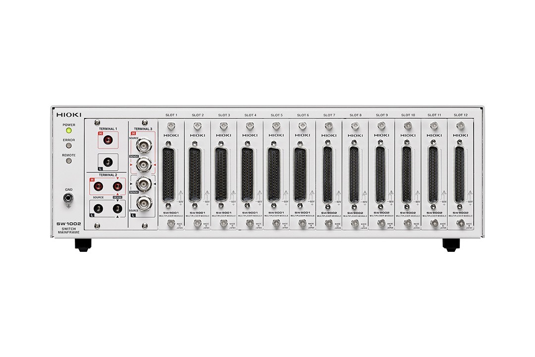 日置hioki日本进口扫描模块机架SW1002 测试仪组合使用可进行多通道测量最大264ch