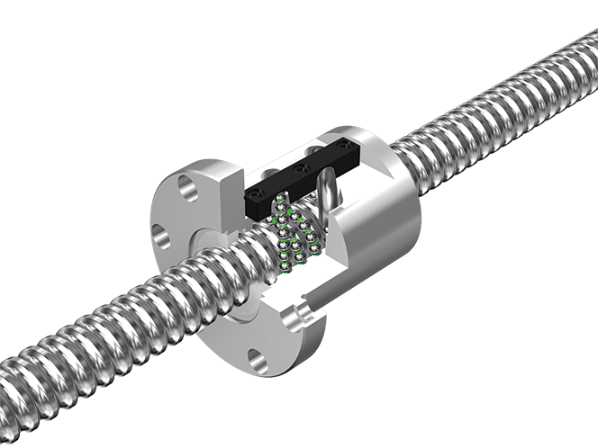 日本带滚珠保持架的精密滚珠丝杠高速SBN-V型中型