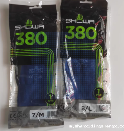 SHOWA尚和380通用手套丁腈涂层手套涂掌手套耐油脂耐摩擦损耗